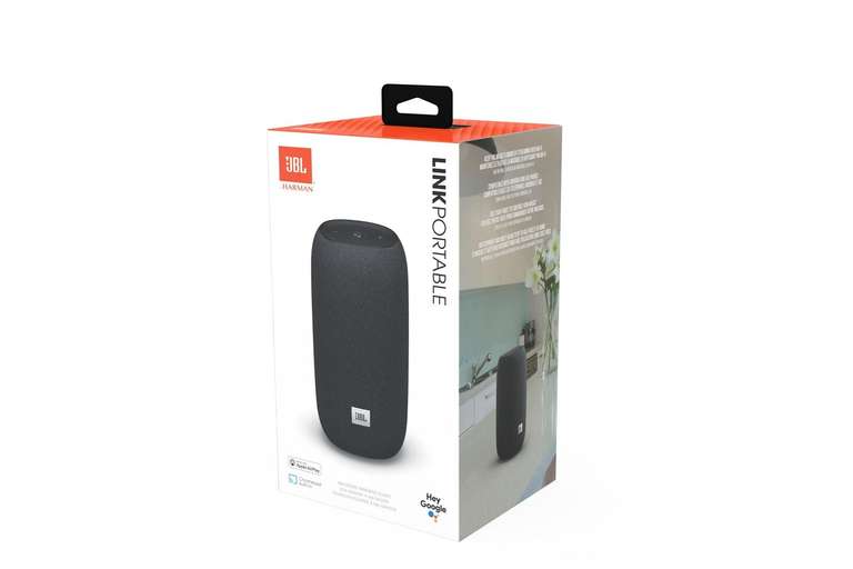 JBL Link Portable Bluetooth-Lautsprecher mit Sprachsteuerung (WLAN / AirPlay2 / Chromecast / Google Assistant)