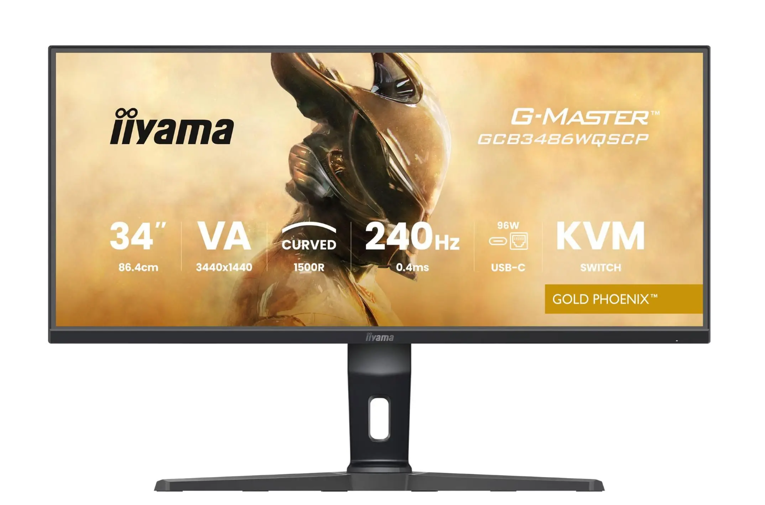iiyama G-Master GCB3486WQSCP-B1 Gold Phoenix