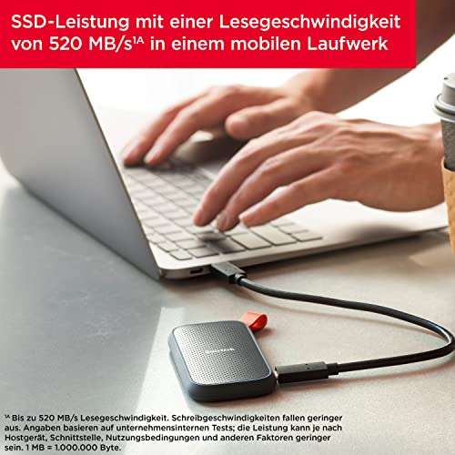 [Amazon] SanDisk Portable SSD 2 TB - USB-C 3.2 Gen2