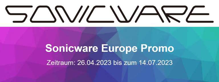 Sonicware Europe Promo, 40€ Rabatt für 8bit warps, Bass&Beats, XFM, Lofi-12, Texture Lab, SmplTrek [Musikinstrumente] [DJ-Technik] [Thomann]