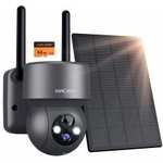 3G/4G LTE Überwachungskamera Aussen mit SIM Karte 2K HD Kabellos Solar