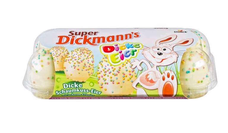 Storck Super Dickmann's - Dicke Eier - (Schaumkuss-Eier mit Crispies), OFFLINE Kaufland
