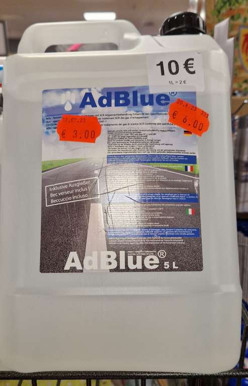 [Woolworth - Lokal Aachen] Ad Blue, 5 Liter Kanister, nur 3 €