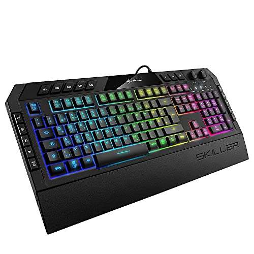 Sharkoon Skiller SGK5 | Gaming Keyboard | RGB Backlight Illumination | Gaming Software | Deutsches Layout - für 26,99€ (Amazon Prime)