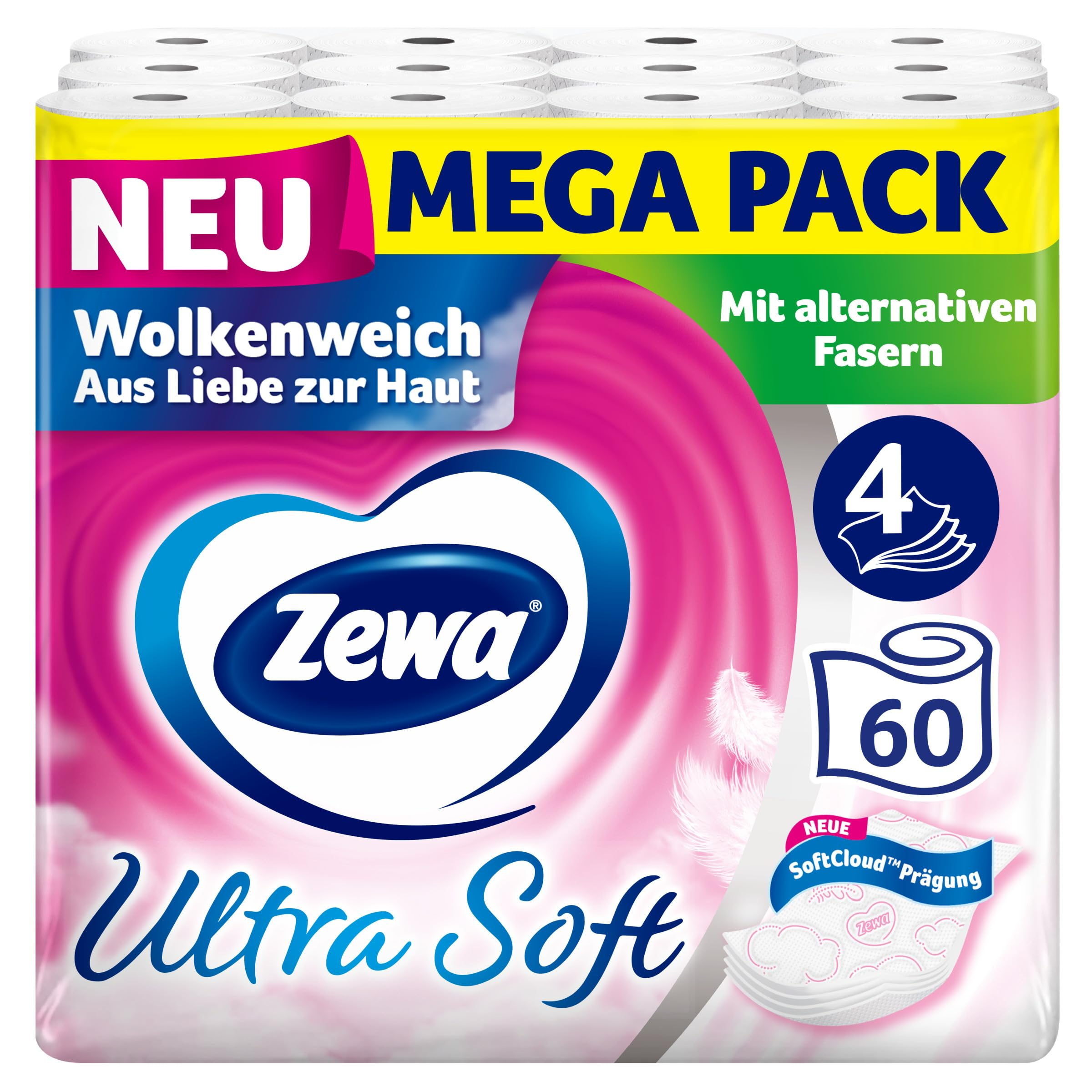*SparAbo* ZEWA Ultra Soft Toilettenpapier 60 Rollen
