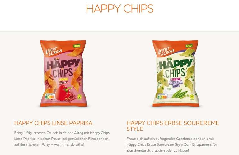 [GzG] Leicht&Cross Häppy Chips Gratis Testen vom 01.08. - 31.10.