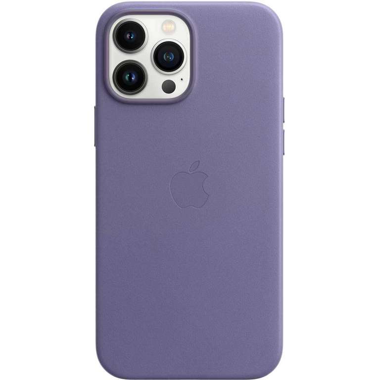 Apple Leder Case mit MagSafe (13 Pro oder Max)(wisteria) [handyhuellen]