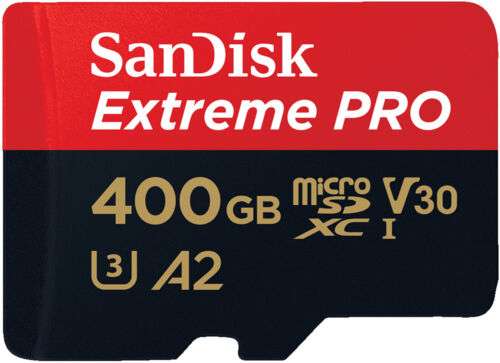 [MM/Saturn eBay] SanDisk Extreme PRO R200/W140 microSDXC 400GB Kit, UHS-I U3, A2, Class 10