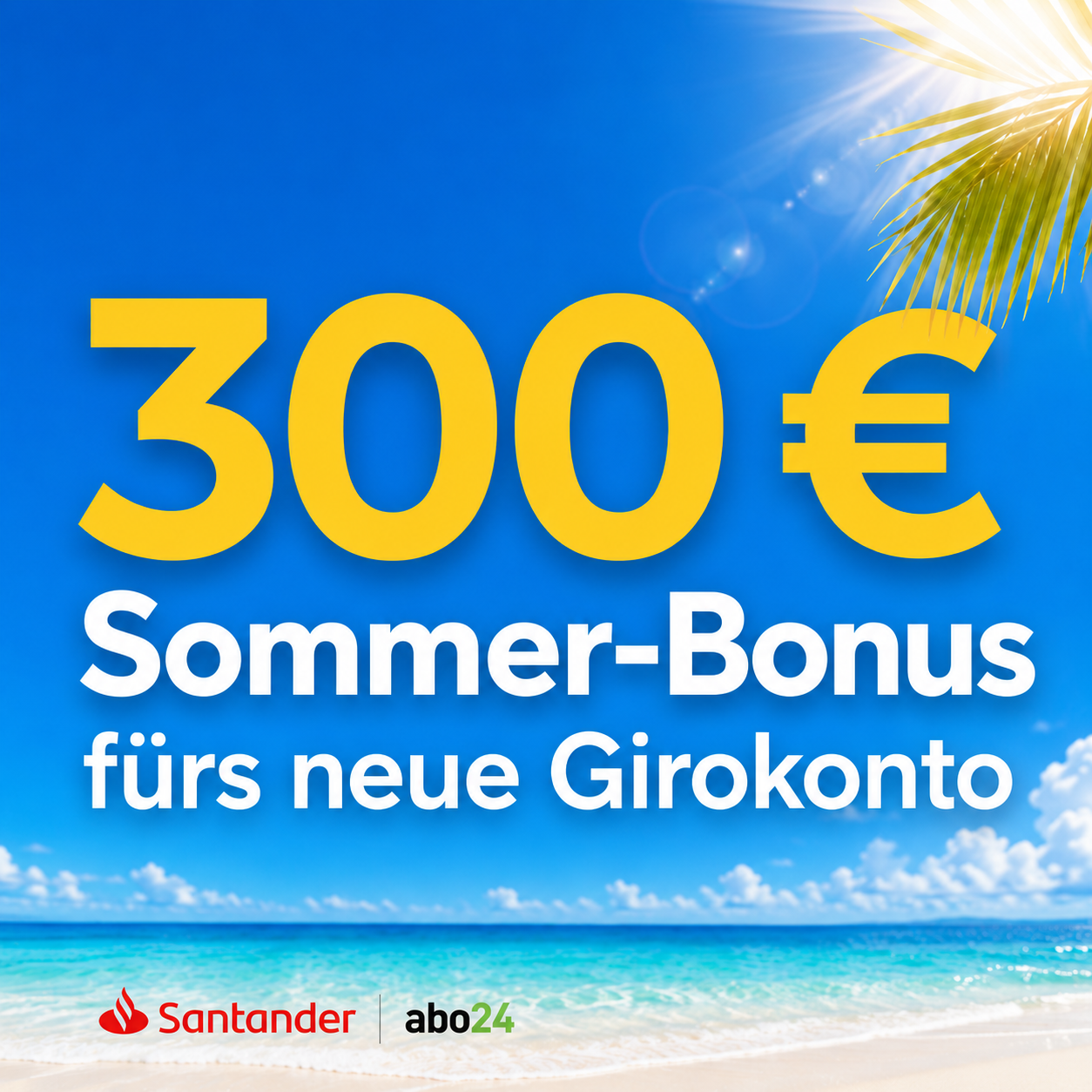 Santander Girokonto eröffnen & Kontowechselservice nutzen und 300 € Bonus erhalten (250 € von Santander & 50 € Amazon-Gutsch.) [Neukunden]