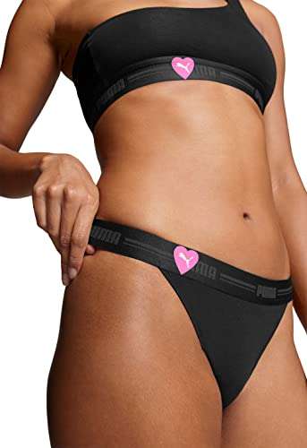 2er Pack PUMA Damen Heart String Thong Panties Gr XS bis L für 9€ (/Zalando Plus)
