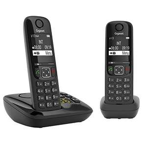 Gigaset AS690A Duo - 2 Schnurlose DECT-Telefone mit Anrufbeantworter