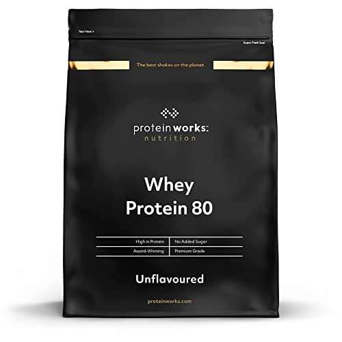 The Protein Works Whey 80 Protein Pulver (Konzentrat) Geschmacksneutral 2kg 26€ (13€/kg) Sparabo