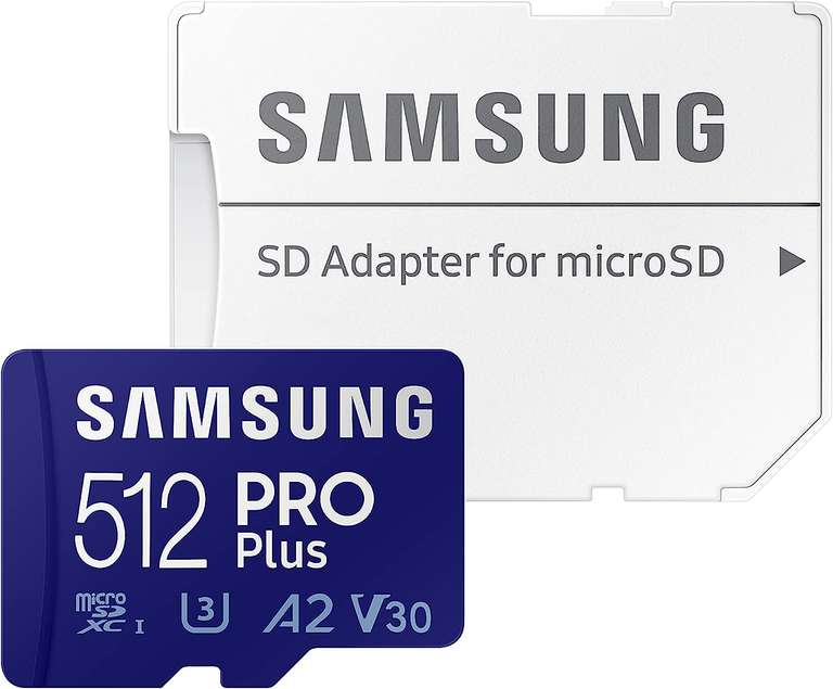 Update 2 - noch etwas günstiger - Samsung PRO Plus 512GB microSD Speicherkarte UHS-I U3 A2 - Bestpreis