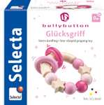 Babyspielzeug, Made in Germany, Selecta Glücksgriff, Greifling, bellybutton, rosa (Prime)