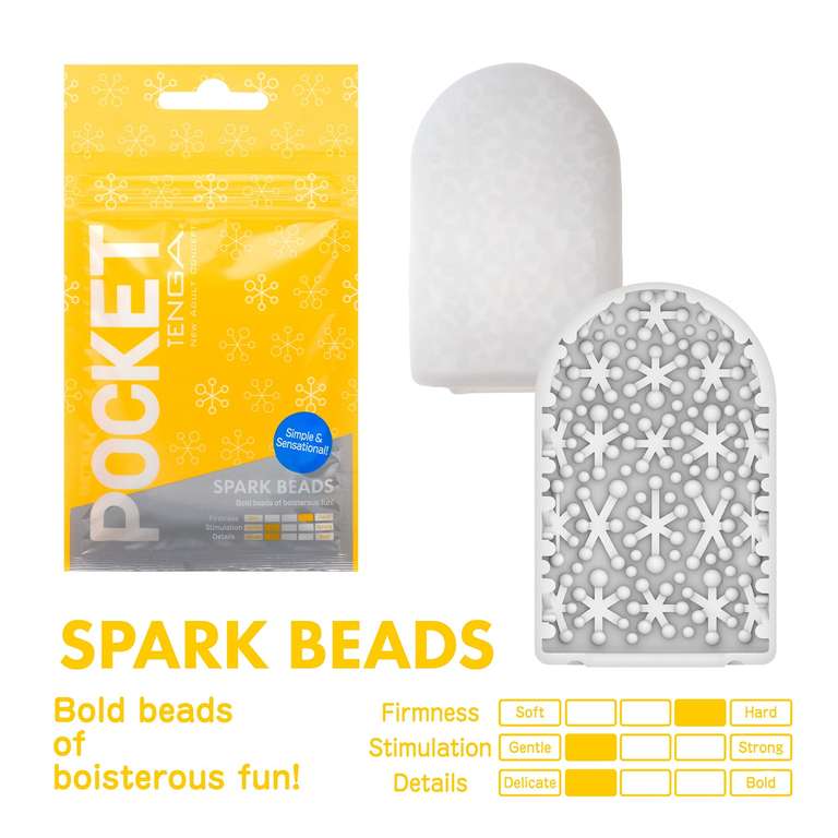 Tenga Pocket Spark Beads & weitere Masturbatoren/Eggs im Ausverkauf