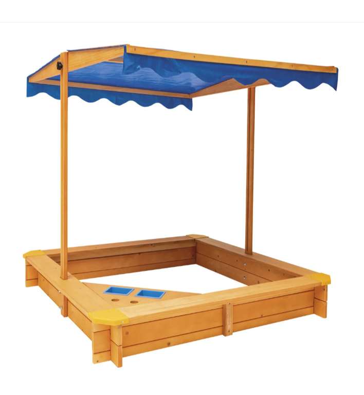 [LIDL] Playtive Sandkasten, mit Dach und Eisdiele