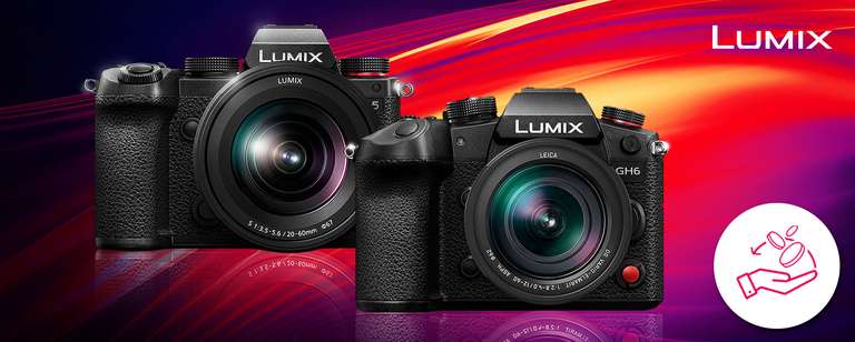 Panasonic Winter Cashback-Aktionen auf Lumix S Kameras (200€), Lumix G MFT Kameras (100€/200€) und Lumix G MFT Objektive (100€/200€/300€)