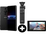 Sony Xperia PRO-I Vlog Kit Smartphone mit Vlogging Monitor und Vlogging Grip 512 GB Mattschwarz Dual SIM
