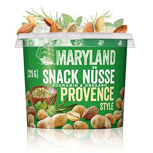 Maryland Snack Nüsse Provence, 275g ab 2,39€ (statt 4€) – Prime