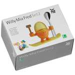 WMF McEgg Eierbecher mit Löffel, lustiger Eierbecher, Kunststoff & Cromargan Edelstahl poliert für 6,99€ OTTO