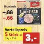 …ᴏꜰꜰʟɪɴᴇ… HAWESTA Thunfisch Filets in Aufguss 5x80g bei Thomas Philipps (7,50€/kg) …OFFLINE…