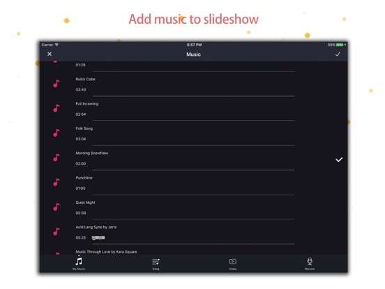 [iOS AppStore] Slideshow with Music Pro