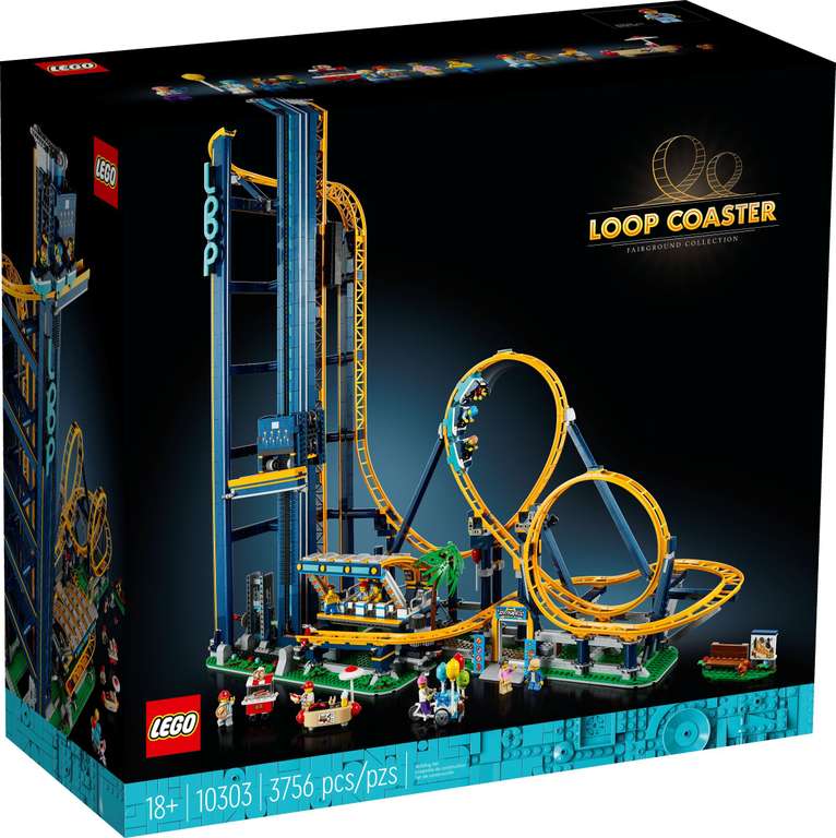 Sammeldeal Teil 2: LEGO Icons 10303 Looping-Achterbahn (Bestpreis), 10300, 21330, 42160, 42158, 71813