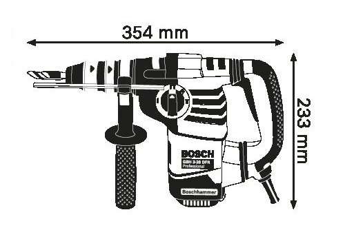 Bosch Professional Bohrhammer GBH 3-28 DFR / 800W