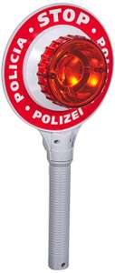 Polizeikelle I Batteriebetriebene Kelle mit coolem Blinklicht I Maße: 16 cm x 3,5 cm x 29 cm I Spielzeug für Kinder ab 3 Jahren (Prime)