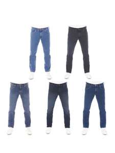 2 Hosen für 86€ Wrangler Herren Jeans Greensboro Regular Jeanshose Hose Denim Stretch Baumwolle