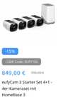 Eufycam 3 4x Kameras S330 + Homebase 15% + 100€