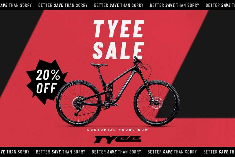 Propain Tyee CF/AL Enduro MTB im Sale 20% auf konfigurierbare Bikes und 25% auf Framesets