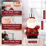 Weihnachtsmann,Flüssigseifenspender mit Pumpe für Spülmittel, Shampoo oder Lotion.(Prime)