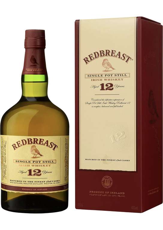 (nur Amazon Prime) Redbreast 12 Jahre Single Pot Still Irish Whiskey