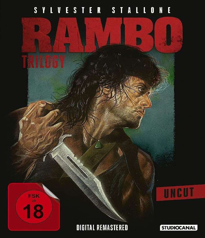 Rambo I-III Trilogy | Sylvester Stallone | Blu-Ray | Uncut | Prime/Media Markt/Saturn (auch 4K Version im Angebot)