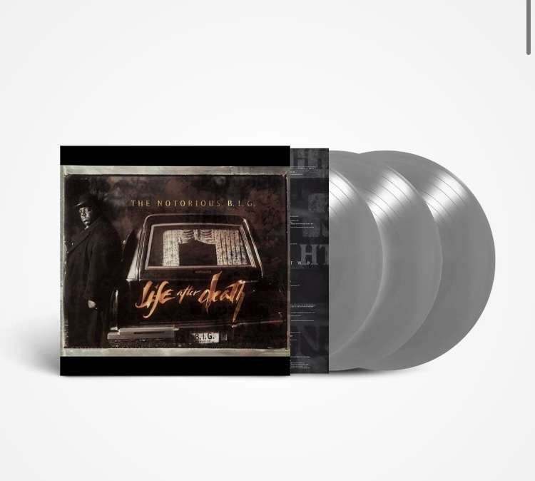 The Notorious B.I.G. Life After Death HHV Exclusive Silver Vinyl Edition
