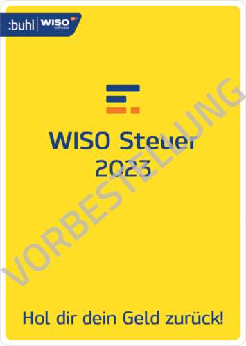 WISO Steuer 2023 (Steuerjahr 2022) Vorbestellung (Abo - Kündigung ab 1.11 möglich)