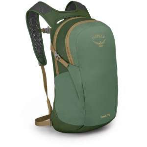 Osprey Daylite Backpack/Daypack/Rucksack, Maße 43 x 26 x 20 cm, Volumen 13 L, Farbe Tortuga/Dustmoss Green [Wiggle]