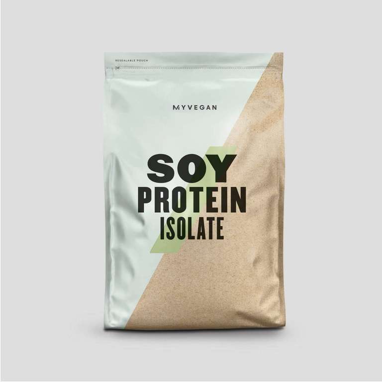 2.5kg Myprotein Sojaprotein-Isolat "Toffee Popcorn" (7,98€/kg bzw. effektiv 7,02€/kg dank 12% Cashback)