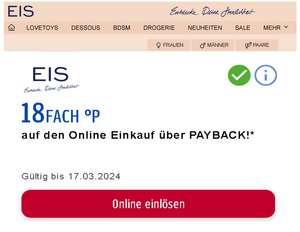 [EIS.de + Payback] 18FACH °P auf den Online Einkauf über PAYBACK; personalisiert