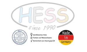 Hess Stapelturm Aus Holz – Nature Serie Mäuschen, Für Kleinkinder Ab 18 Monaten