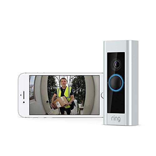 Ring Video-Türklingel Pro Kabel (Video Doorbell Pro) + Netzteil | Funktioniert mit Alexa
