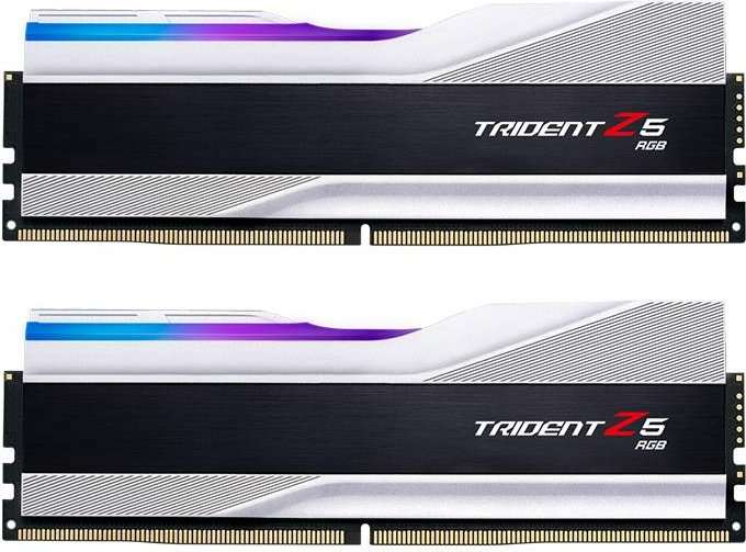 32GB G.Skill Trident Z5 RGB silber DDR5-5600 DIMM CL36-36-36-89 Dual Kit