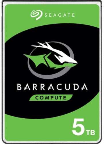 Seagate HDD 5TB interne Festplatte BarraCuda Compute 2.5Zoll NAS SATA III 6G SMR (Recertified)