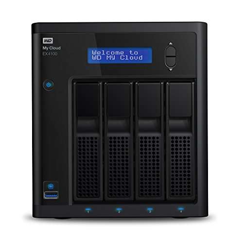 WD 32 TB My Cloud EX4100 Expert Series 4-Bay Network Attached Storage