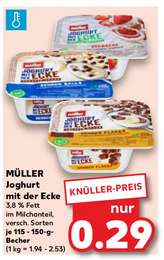 (Lokal Kaufland AC Breslauerstr.) Joghurt mit der Ecke 0,29€