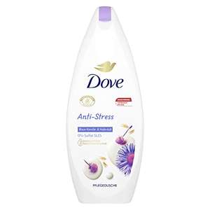 Dove Duschgel Anti-Stress Duschbad mit 3-fach Feuchtigkeitskomplex für gestresste und trockene Haut 250 ml 1 Stück (Prime)