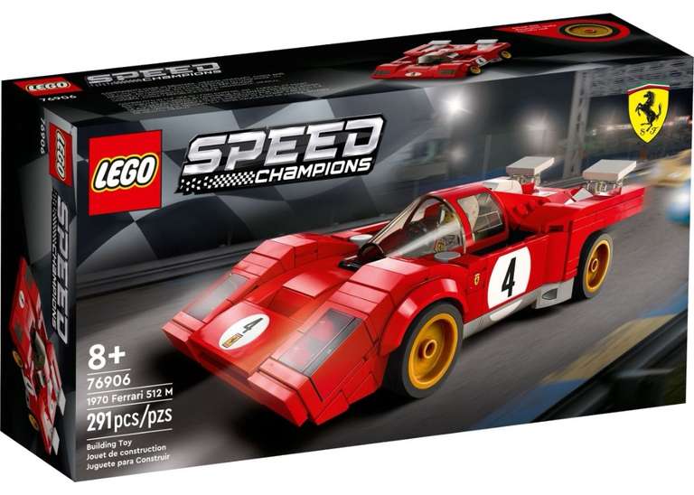 [Galeria Kundenkarte lokal] Lego Speed Champions 76906 1970 Ferrari 512 M - 49% UVP (15,74€ Versand) 76908 Lamborghini Countach