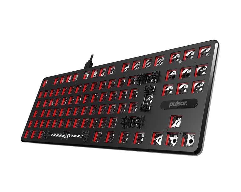 PULSAR PCMK HOTSWAP TKL 80% Barebone ISO Custom Tastatur