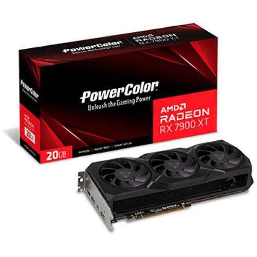 20GB PowerColor Radeon RX 7900 XT AMD Edition Aktiv PCIe 4.0 x16 (Retail) inkl. The Last of Us Part I